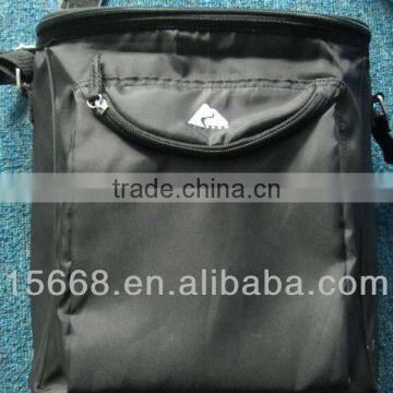 GR-C0058 black best quality lunch cooler bag with strap