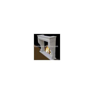 marble fireplace