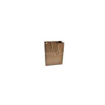 Card Paper Packaging Bags With Handles, Promotional Paper Shopping Bags For Store