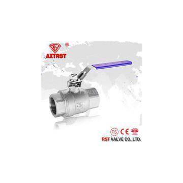 Two Piece Stainless Steel DIN M3 Floating PN63 Thread Ball Valve