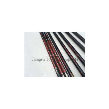 spine 300 archery arrow, customized feather or vane carbon arrow