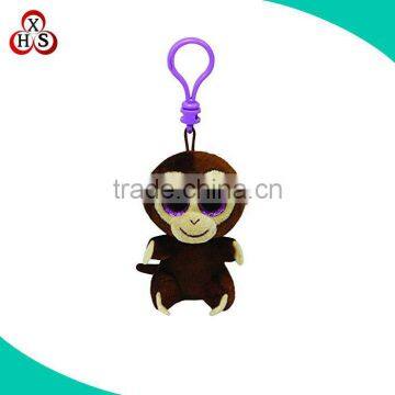 Cute keychain soft stuffed plush monkey keychain