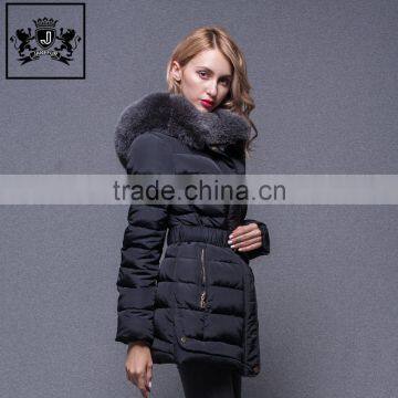 2017 New Lady Western Custom Fit Overcoat Fashion Padded Down Jacket for Winters