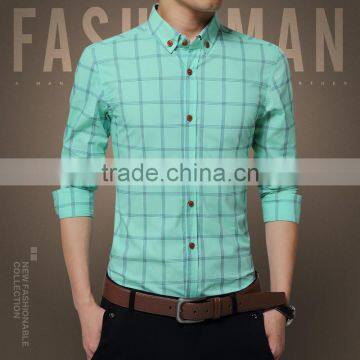 Men Plaid Long Sleeve Shirt photo-4