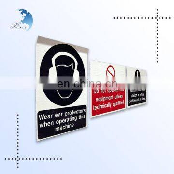 high quality customized warning self adhesive label