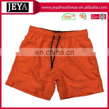 High quality beach shorts orange swmming shorts mens pants casual