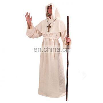 PCA-0288 Carnival party monk costume White monk costume