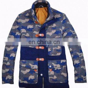 Top design men fashion camouflage jacket for winter