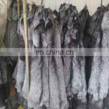 Wholesale Tanned Silver Fox Fur Skin Fox Fur Pelt For Garment photo-4