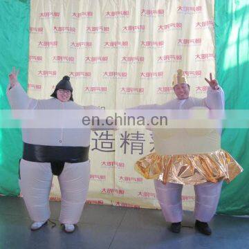 customized popular inflatable sumo wrestler costume for advertising