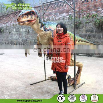 life-size robotic dinosaur costume