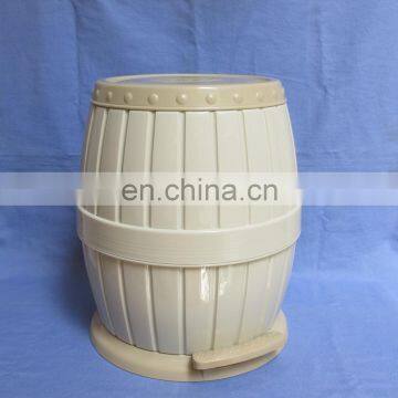 2014 drum shape fancy dustbin