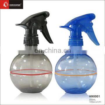 salon equipment 300ml plastic spray bottle for hair cutting