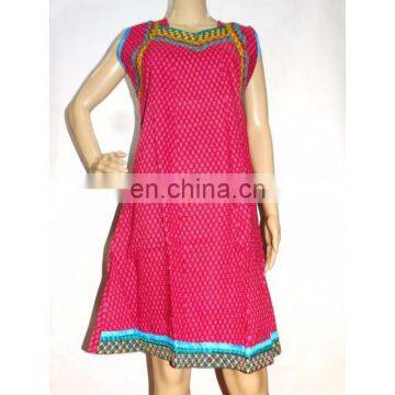 Indian Handmade Kurti Tunic Summer Kurti Block Print