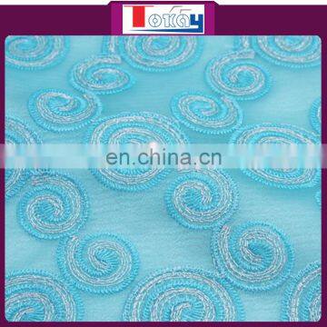 2015 best quality fashionable hot selling organza sequence lace fabric