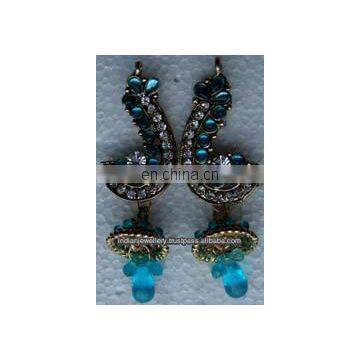 Fashion jewelry rhinestone earrings manufacturer, Fashion jewellery rhinestone earrings exporter