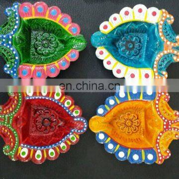 Home Decor Indian Diwali Decoration Clay Candle Diya