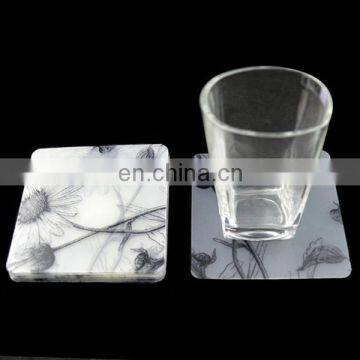 plastic clear acrylic coasters