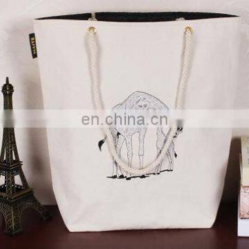 cotton canvas wholesale cheap fashion recycled canvas cotton shopping bags