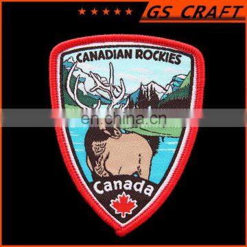 Washable,Eco-Friendly Feature and Woven Technics Low Price Woven Patch photo-6