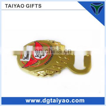 Gold plating Metal material bottle shape beer opener