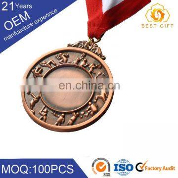 China cheap award medals basketball medals