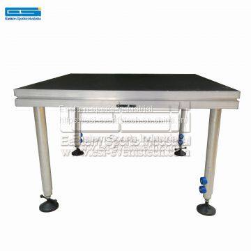 Decent 4x8 Acrylic Riser Folding Adjustable Cheap Aluminum Crystal Wedding Used Portable Staging Retractable Stage Platf