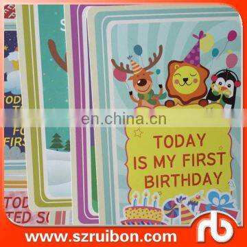 Baby Monthly Cards,Baby Milestone Cards With Packing Box,baby Shower Gift Cards Set 36 Cards Pack photo-4