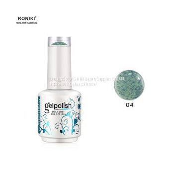 RONIKI Fur Effect Gel Polish,Nail Matte Gel Polish,Nail Painting Color Gel,Frosted Surface Gel photo-2