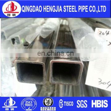 304L square inox steel tube