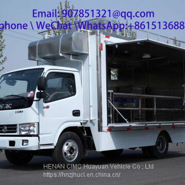 Chinese Manufacturers Customized 4.2m Dongfeng Mobile Food Truck Sales photo-3