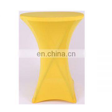 2020 160gsm Milk Silk Fabric Amazon Hot Sell Cocktail Table Cover photo-5