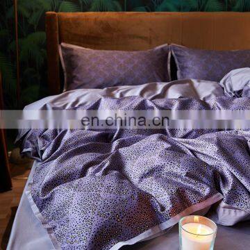 RAWHOUSE Nordic Solid Color Hotel 60s Bedding Set Luxury Cotton 100% Printing Comforter Bed Sheet Bedding Set photo-5
