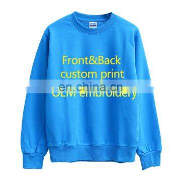 Wholesale High Quality Custom Logo Print Oversized Street Style Hoodies Unisex Crewneck Sweatshirts