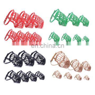 Wholesale Seven Size Durable Anti Barking Werewolf Plastic Werewolf Bondage Pet Muzzle For Dogs photo-2