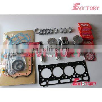 For Kubota V2203 V2403 engine rebuild kit Oversize +0.50 Piston + ring gasket bearing