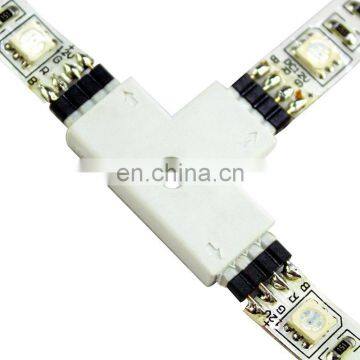 L T X Connector 4 Pin RGB Fast Straight Corner Cross Adapter Connector for RGB LED Strip photo-3