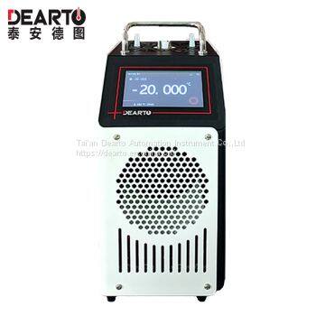 0.001 deg C high resolution portable dry block well type low temperature calibrator