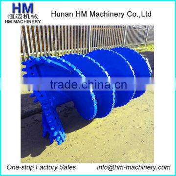 Double Cut Single Carry Flat Rock Auger For Bauer Rotary Drilling Rig