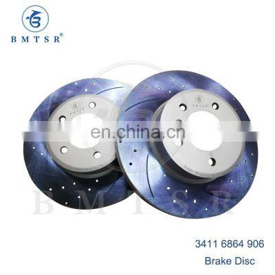 For E60 E61 Auto Part Front Brake Disc Rotors OEM 34116864906 3411 6864 906 Guangzhou BMTSR Car Accessories