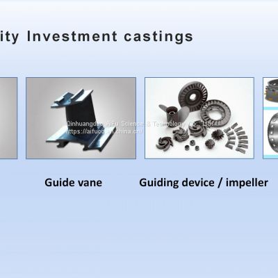 high precision investment castings