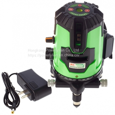 2/3/5 Lines Green Beam Laser Level Meter with Adjustable Light