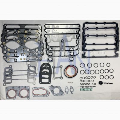 Upper Head Gasket Kit For Cummins N14 Plus Ref # 4089371 4024928 + FREE DECAL