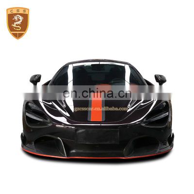 For McLaren 720s v steriner style front bumper lip carbon fiber material