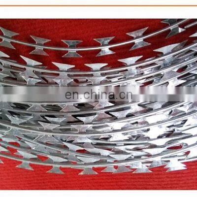 Low Price Concertina Hot Dipped Galvanized Razor Barbed Wire photo-5
