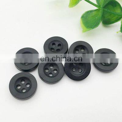 Engraved Logo Custom Two 4 Hole Flat Elastic Soft Shirt Rubber Garment Button photo-5
