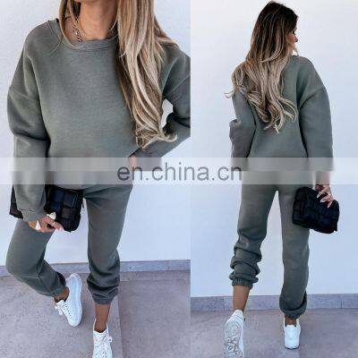 Custom Grey Rib High Neck Front Half Zip Long Sleeve Crop Top Hoodie for Women photo-2