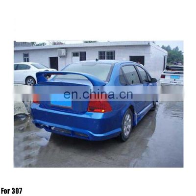 ABS Primer Painted Back Car spoiler For 307 EV0 Rear spoiler with light