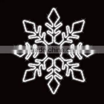 New design 2d led snowflake motif light