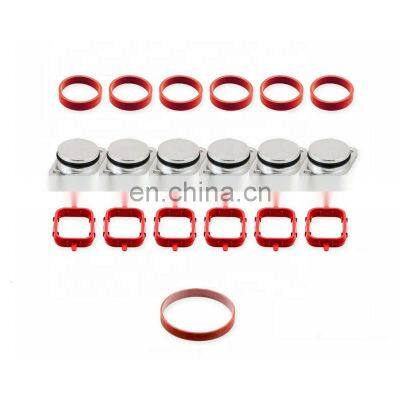 6X 33MM for BMW Diesel Swirl Blanks Flaps Repair Delete Kit With Intake Gaskets photo-2